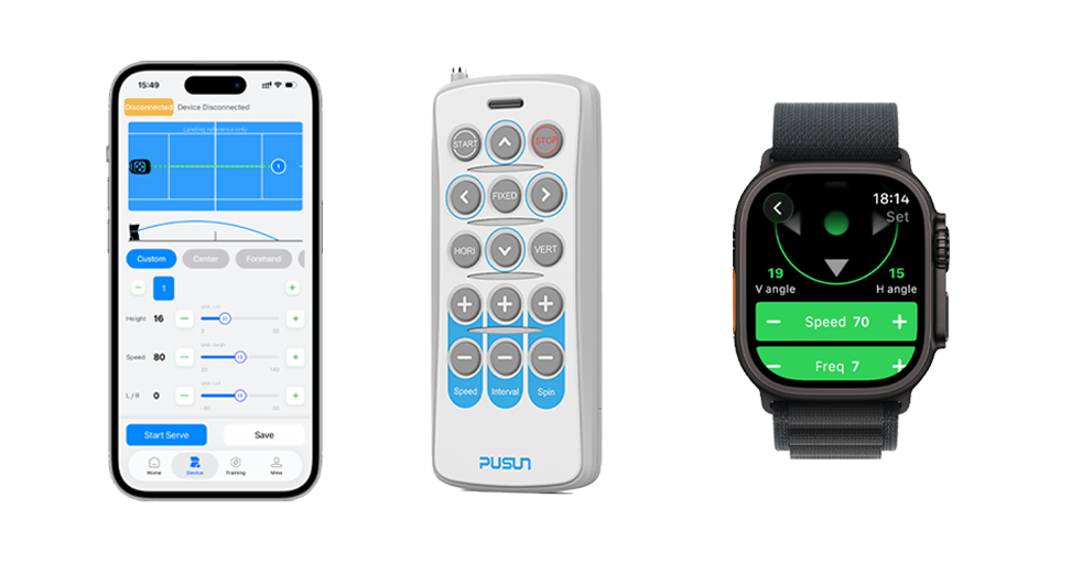 App, remote and watch controls