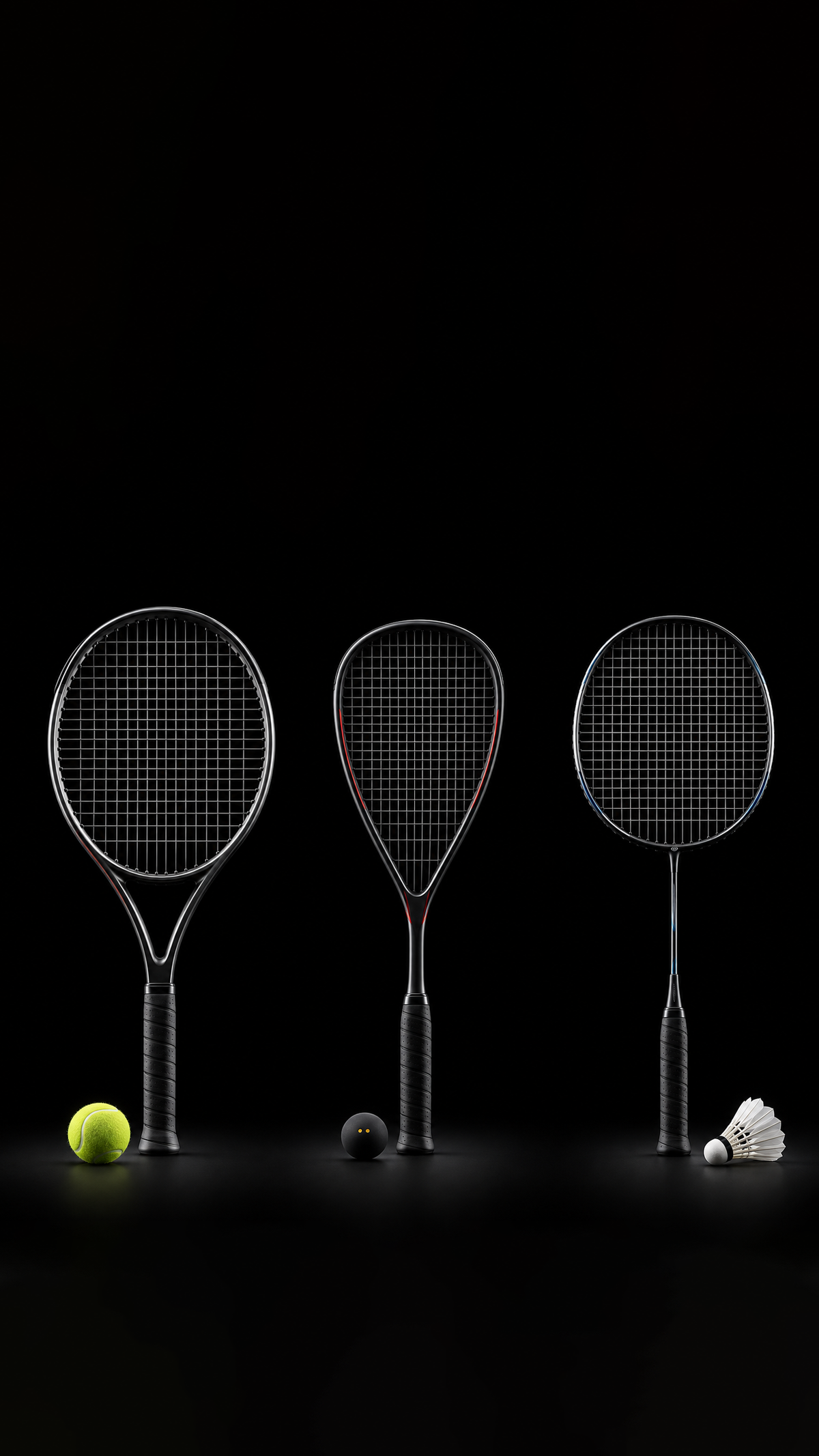 Restring your tennis, badminton and squash rackets on the same machine.