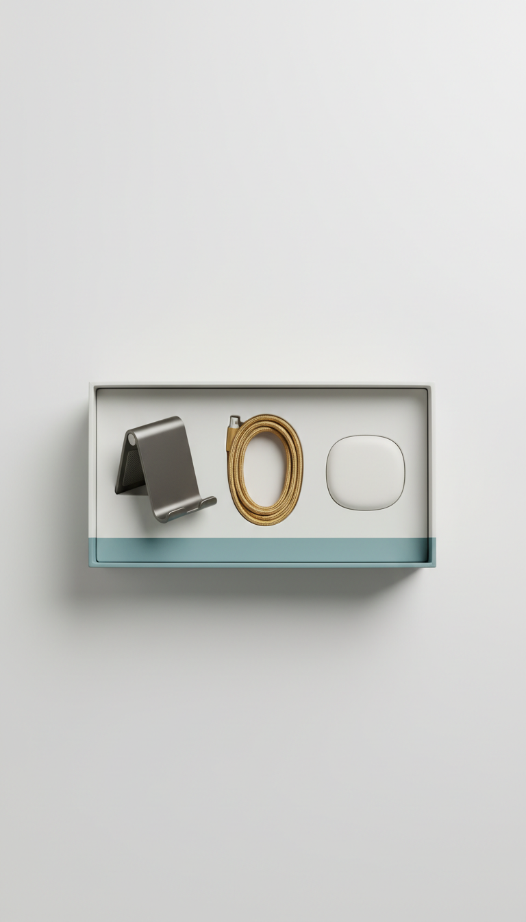 Minimalist Accessories Kit Branded Packaging