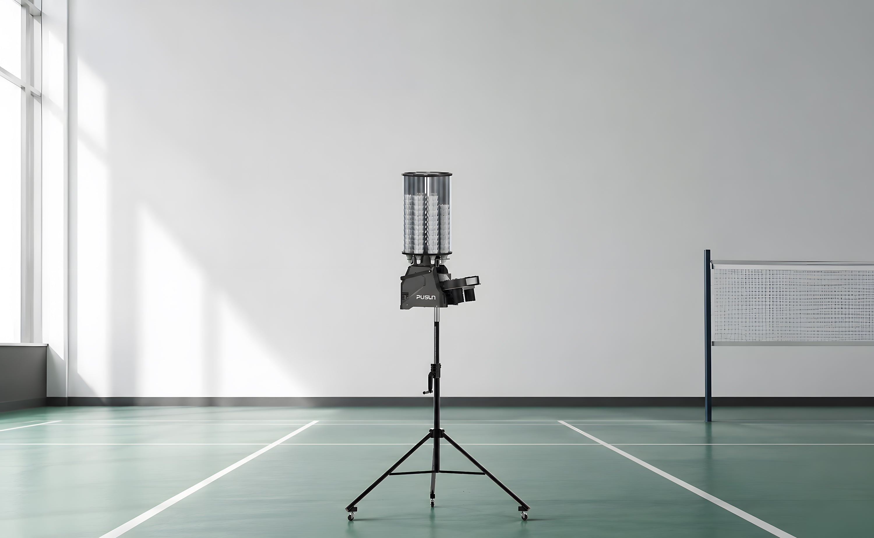 PUSUN PB-6001 Professional Badminton Shuttlecock Machine