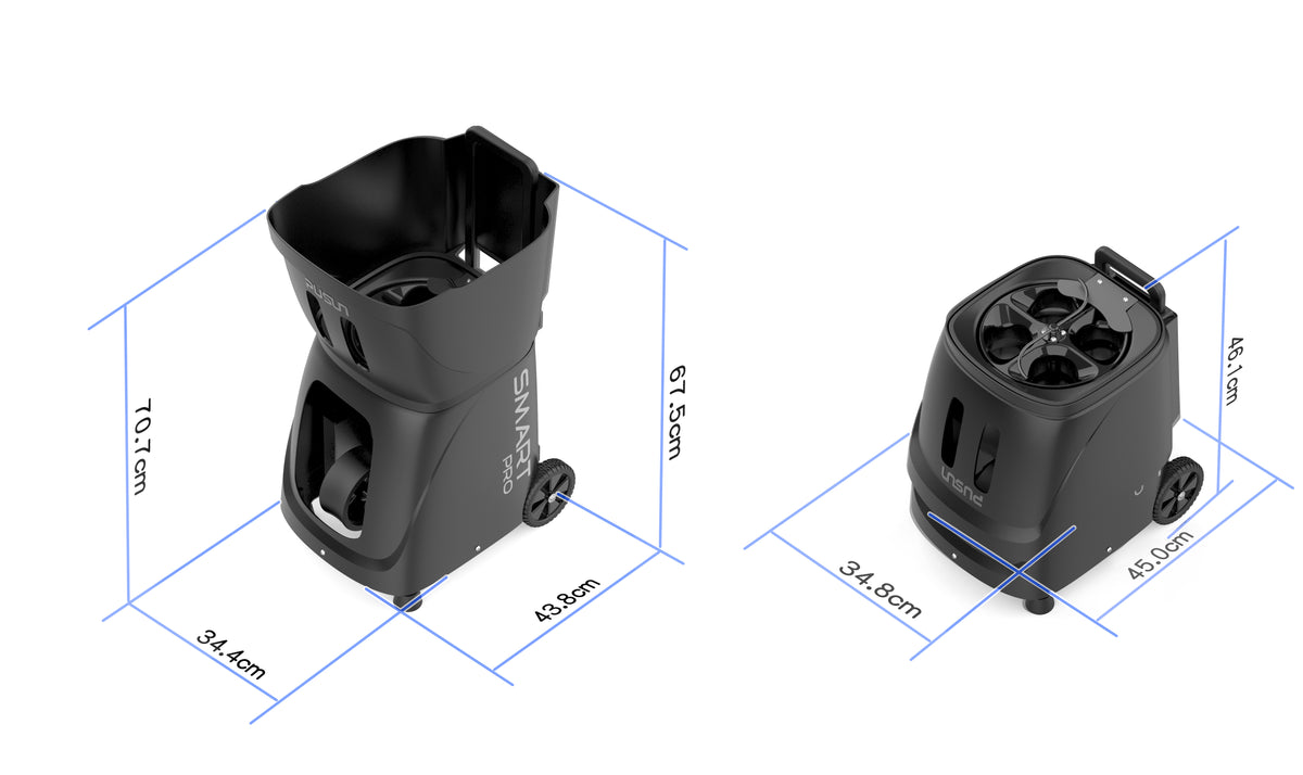 PT-Smart Pro dimensions in centimeters